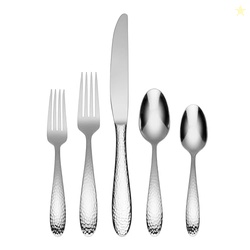 Oneida Reyna 20 Piece Set, Service for 4, 18/0 Stainless Steel, Silver
