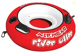 AIRHEAD RIVER OTTER Deluxe Tube, 1 Person Lake Float and River Tube fo