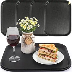 6 Pack 12x16 Inch Large Fast Food Trays