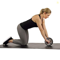 Sunny Health & Fitness Ab Roller Wheel for Abdominal Exercise Core Tra