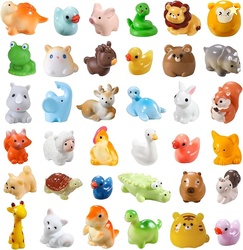 DIYDEC 40pcs Mini Resin Animal