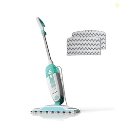 Shark Steam Mop with 2 Machine Washable Dirt Grip Pads, Removable Wate