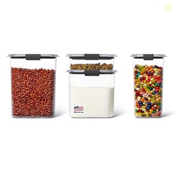 Rubbermaid Brilliance Pantry Food Storage Container Set, BPA-Free, Air