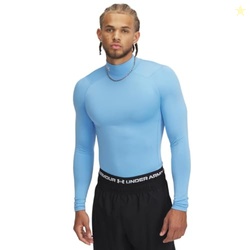 Under Armour Men's ColdGear Armour Compression Mock, (475) Carolina Bl