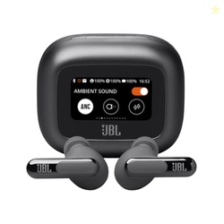 JBL Live Beam 3 - True Wireless Noise-Cancelling Stick-Closed Earbuds,