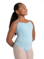 Capezio girls Classic Princess Camisole Leotard, Light Blue, Small (4-