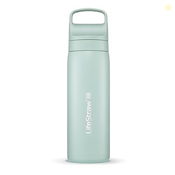 LifeStraw Go Series  Insulated Stainless Steel Water Filter Bottle for