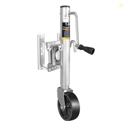Torin 1000 lbs Trailer Jack with Wheel, Heavy Duty Swivel Boat Trailer