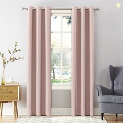 Sun Zero Easton Energy Saving Blackout Grommet Curtain Panel, 40" x 84