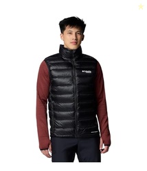 Columbia Men's Arctic Crest Down Vest, Black, Medium