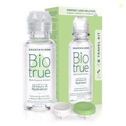 Biotrue Contact Solution, Multi-Purpose Solution with Lens Case, Clean