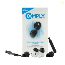 Comply TrueGrip | Premium Memory Foam Replacement Earbud Tips for Appl