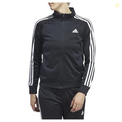 adidas Womens Tricot Slim 3-Stripes Track Jacket Ink 2X