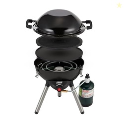Coleman 4-in-1 Portable Propane Grill with 4 Cooking Attachments, Gril