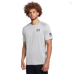 Under Armour Men's Freedom Tech Short Sleeve T-Shirt, (011) Mod Gray L
