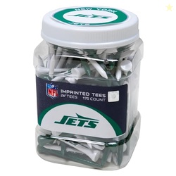 Team Golf NFL New York Jets Jar Of 175 Golf Tees 2-3/4" Golf Tees, 175