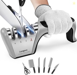 Longzon 5-in-1 Knife Sharpener