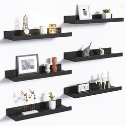 upsimples Floating Shelves for Wall, Set of 6