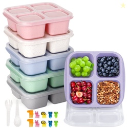 Scidweet Bento Lunch Box, 6 Pack