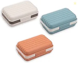 XJMWXHFC 3Pcs Travel Soap Containers