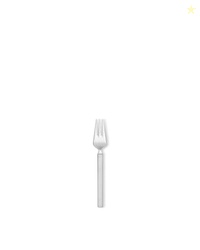 Alessi "Dry" 6-3/4-Inch Pastry Fork with Satin Handle, Set of 6