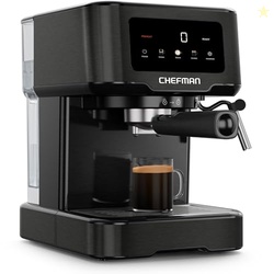 Chefman CraftBrew Espresso Machine, 15-Bar Pump Digital Espresso Maker