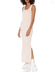 Amazon Essentials Women's Supersoft Terry Racerback Maxi Dress, Pink, 