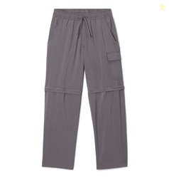 Columbia Youth Boys Silver Ridge Utility Convertible Pant, City Grey, 