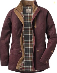 Legendary Whitetails Womens Shirt Jacket Long Sleeve Flannel Lined, Ru