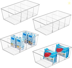 Vtopmart 4 Pack Food Storage Organizer Bins