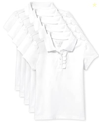 The Children's Place baby girls And Toddler Short Sleeve Ruffle Pique 