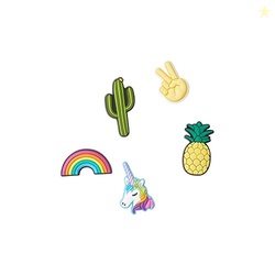Crocs Jibbitz Charms Rainbow 5-Packs | Jibbitz for Crocs, Fun Trend, S