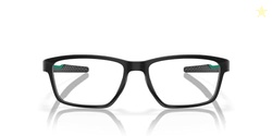Oakley OX8153 Metalink Prescription Eyewear Frames, Satin Black/Demo L