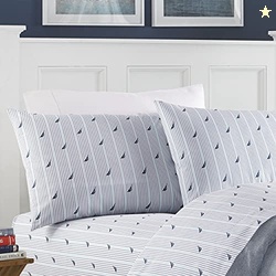 Nautica - Twin XL Size Sheet Set, Crisp & Tailored Cooling Sheets with