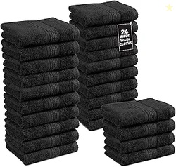LANE LINEN Washcloths 24 Pack 