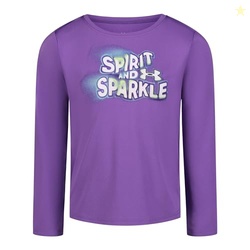 Under Armour UA TECH Spirit Sparkle LS, Lavish Sparkle, 4