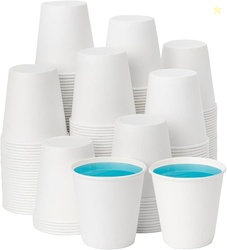 RACETOP 3 oz 300 Pack Paper Coffee Cups 