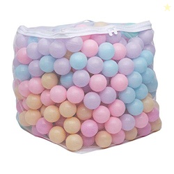 Amazon Basics BPA-Free Ball Pit Balls with Storage Bag, Crush-Proof Pl