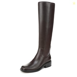 Franco Sarto Women's Gisella Mid Calf Boot Castagno Brown Leather 6 W