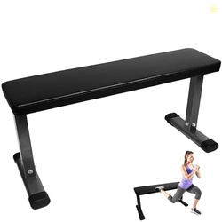 Fitvids Flat Utility Weight Bench for Home Gym Weight Training  Ab Exe