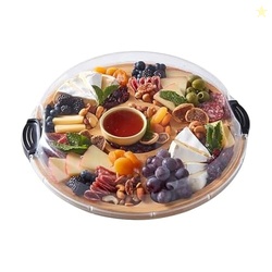 FARBERWARE Build-a-Board Cutting Board with Five Compartments and Clea