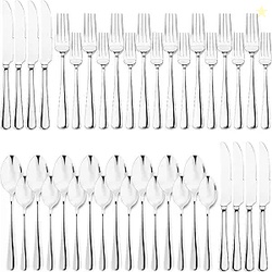 40 Piece Stainless Steel Flatware Set