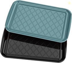 Grilling Prep & Serve Trays for Party- Set of 2