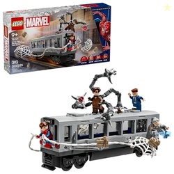 LEGO Marvel Spider-Man vs. Doc Ock Subway Train Scene - Action Figures