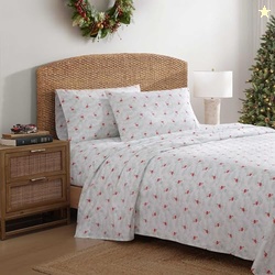 Tommy Bahama - Queen Size Sheet Set, Crisp & Cool Cotton Percale Beddi