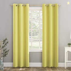 Sun Zero Riley Kids Bedroom Blackout Grommet Curtain Panel, 40" x 63",