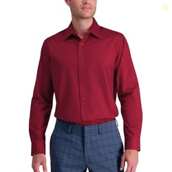 Haggar Mens Premium Comfort Classic Fit Wrinkle Resistant Dress Shirt 