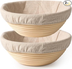 2 Pack Banneton Bread Proofing Baskets
