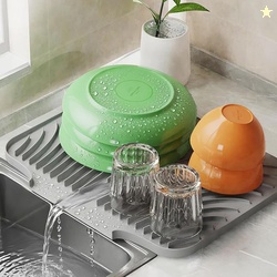 Silicone Dish Drying Mat for Kitchen 