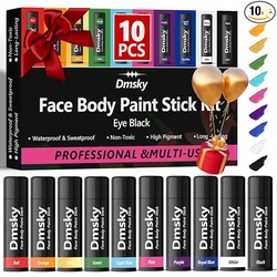 Dmsky 10 Packs Eye Black Sports Stick